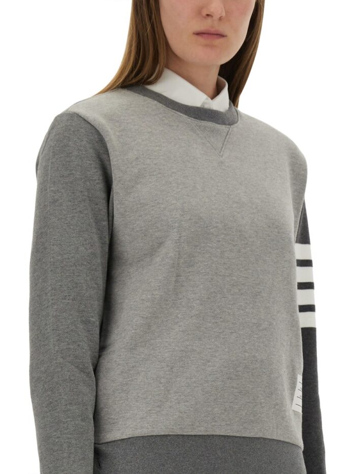 THOM BROWNE FELPA "FUNMIX CLASSIC LOOPBACK 4-BAR"