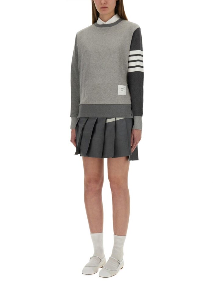 THOM BROWNE FELPA "FUNMIX CLASSIC LOOPBACK 4-BAR"