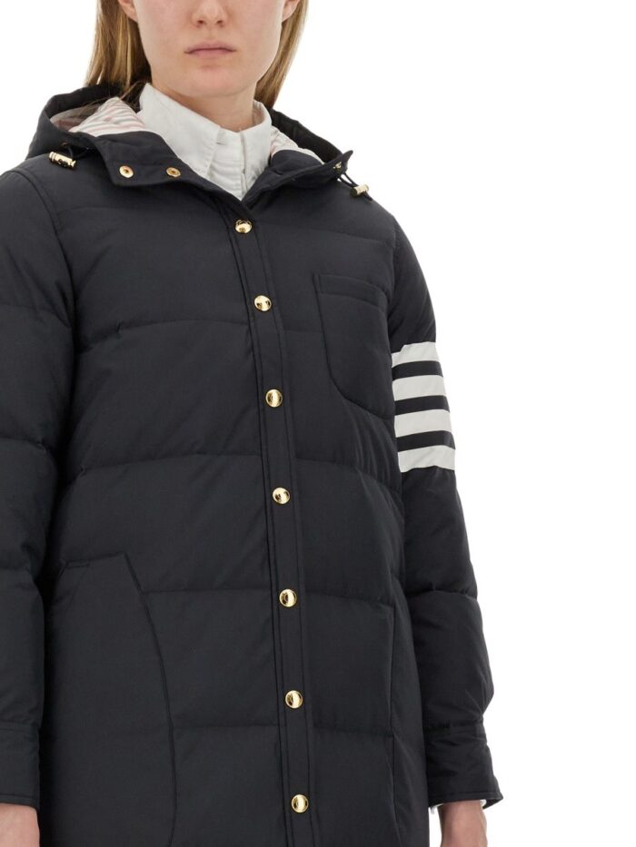 THOM BROWNE GIACCA CON CAPPUCCIO