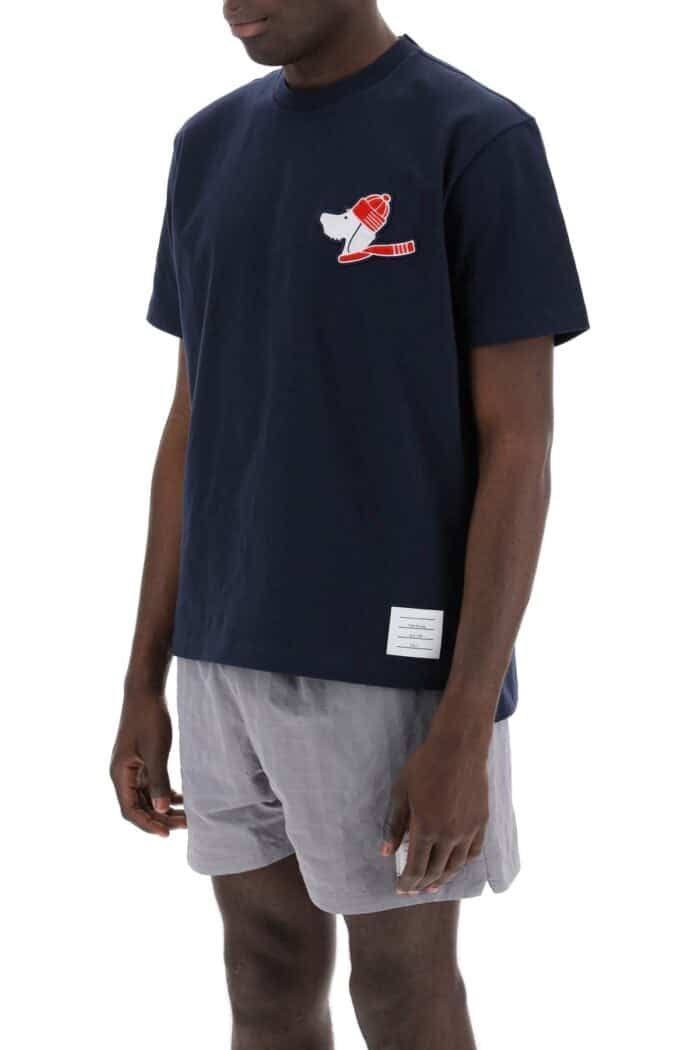 Thom Browne Hector Patch T-shirt With