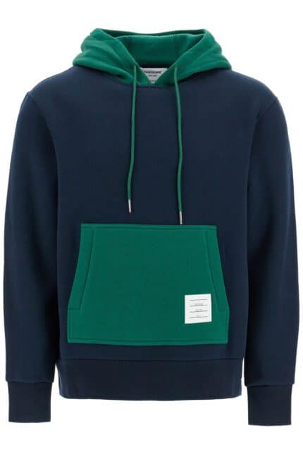 THOM BROWNE Hooded Sweatshirt With Color