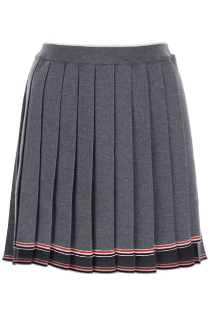 Thom Browne Knitted Pleated Mini Skirt