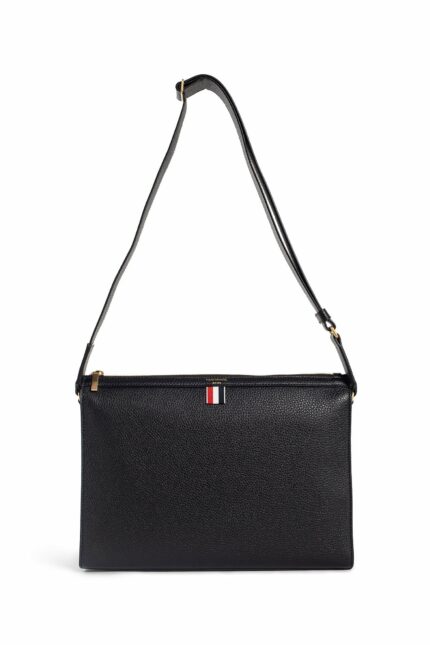 THOM BROWNE Leather Document Shoulder Bag