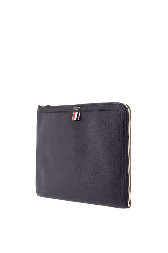 THOM BROWNE Leather Large Document Holder