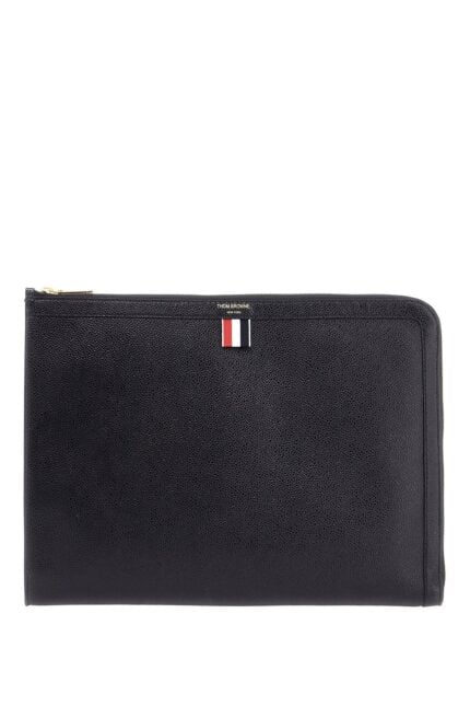 THOM BROWNE Leather Large Document Holder