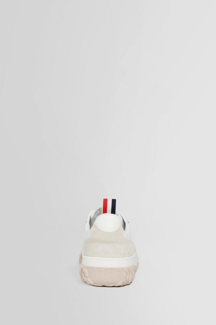 thom browne letterman sneakers in vitello calf THOM BROWNE Letterman Sneakers In Vitello Calf