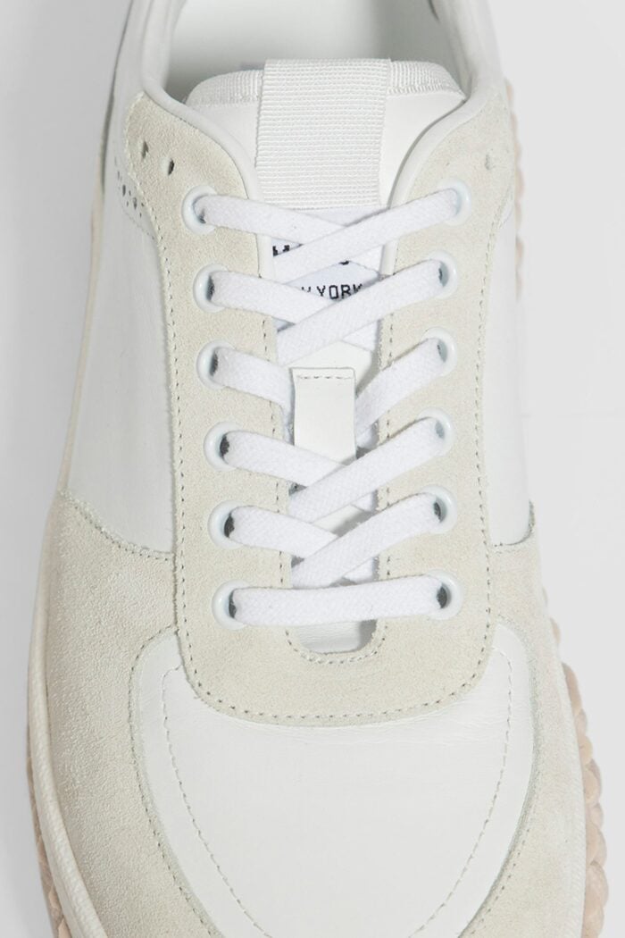 thom browne letterman sneakers in vitello calf THOM BROWNE Letterman Sneakers In Vitello Calf