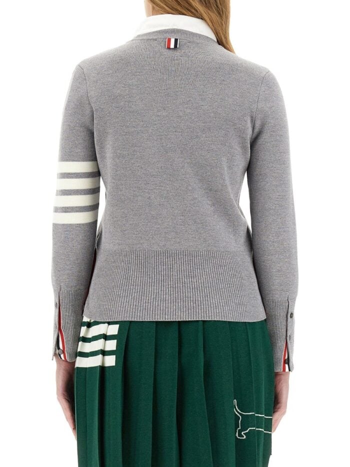 THOM BROWNE MAGLIA IN LANA MERINO