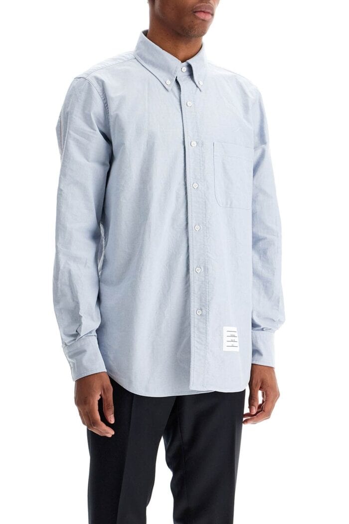 THOM BROWNE "oxford Signature Striped Shirt In