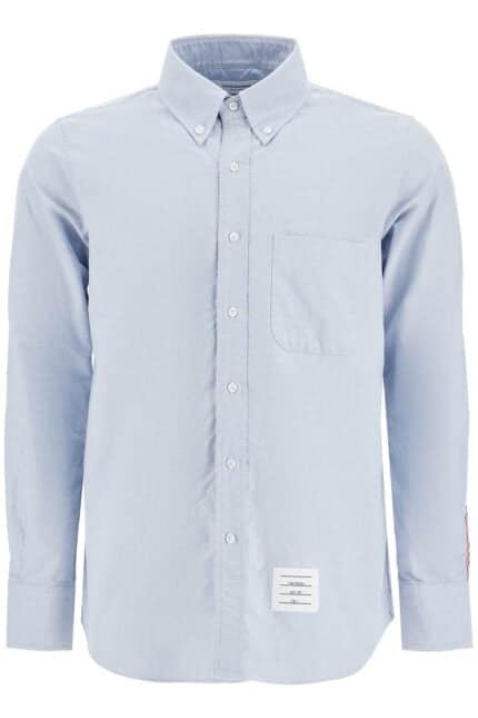 THOM BROWNE "oxford Signature Striped Shirt In