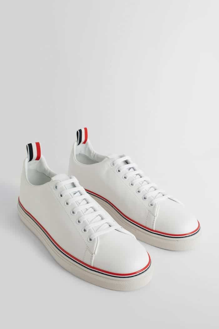 THOM BROWNE Pabble Grain Leather Sneakers