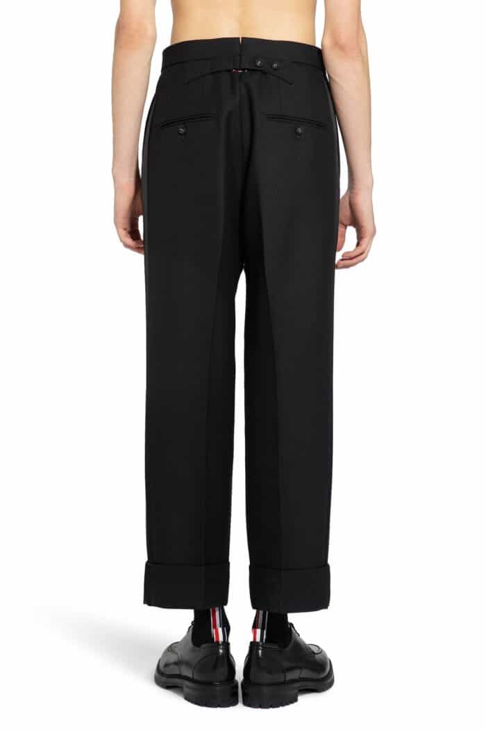 THOM BROWNE Ply Wool Mohair Trousers