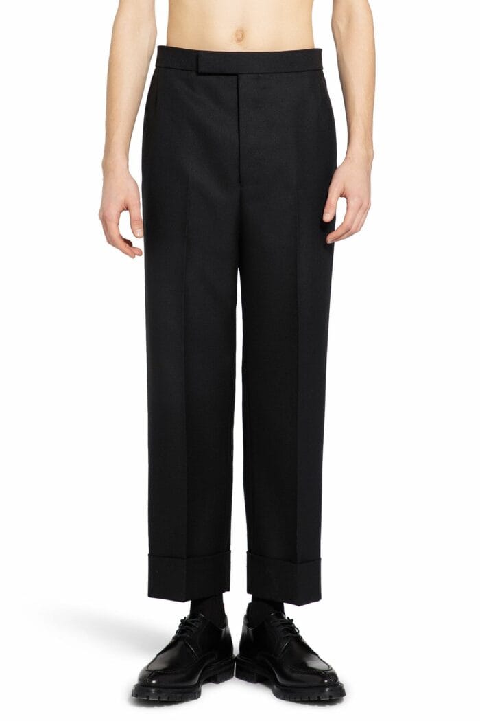 THOM BROWNE Ply Wool Mohair Trousers