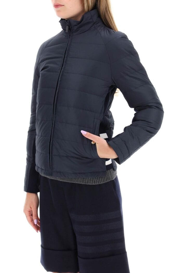 THOM BROWNE Quilted Puffer Jacket With 4-bar Insert