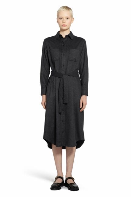 THOM BROWNE Shirt Cashmere Dress