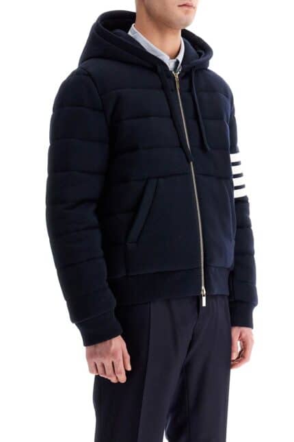 THOM BROWNE Short Wool Padded Jacket