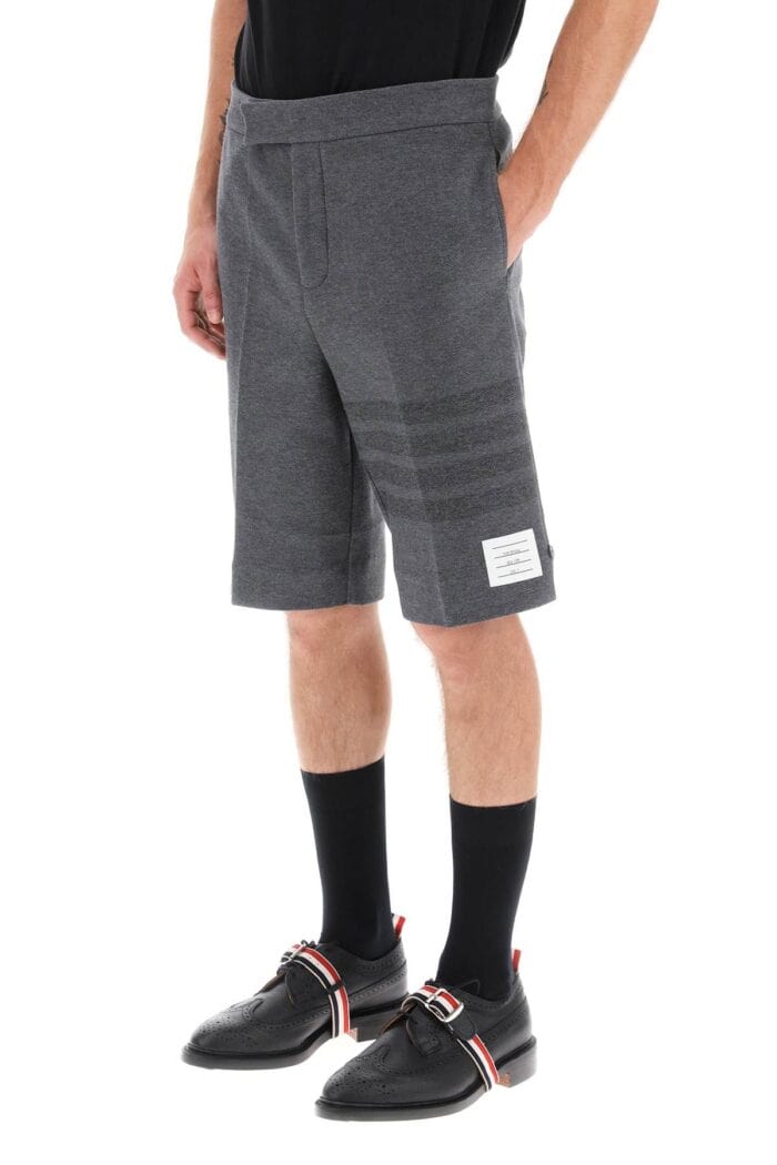 Thom Browne Shorts With 4-bar Motif