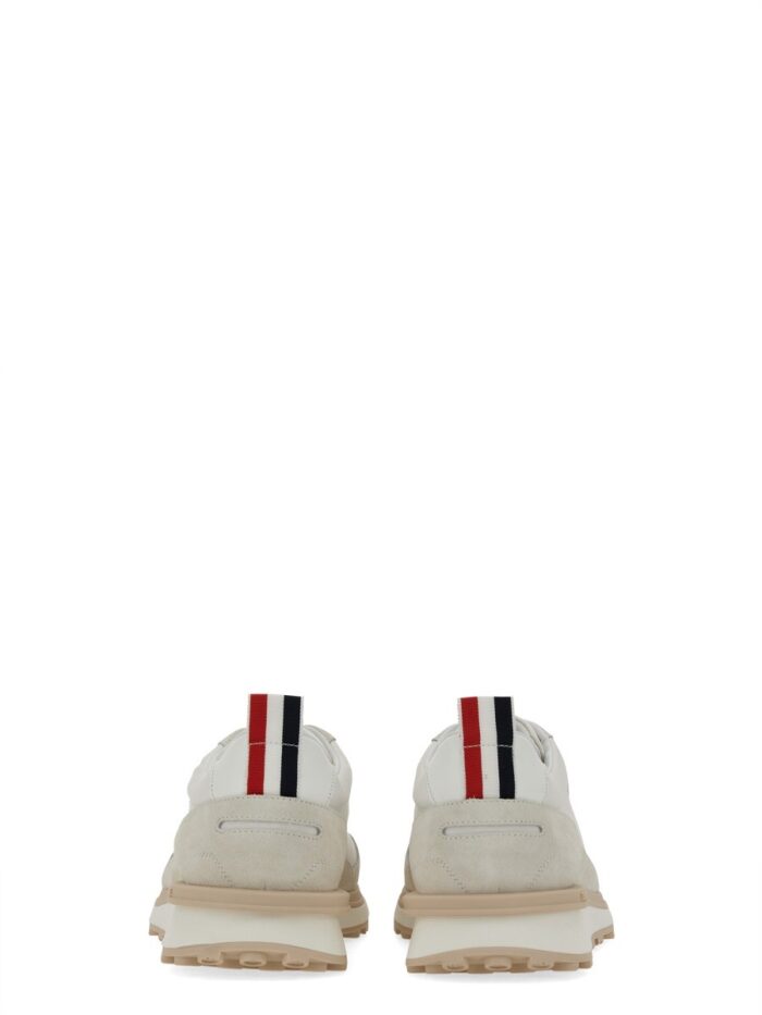 THOM BROWNE SNEAKER IN PELLE
