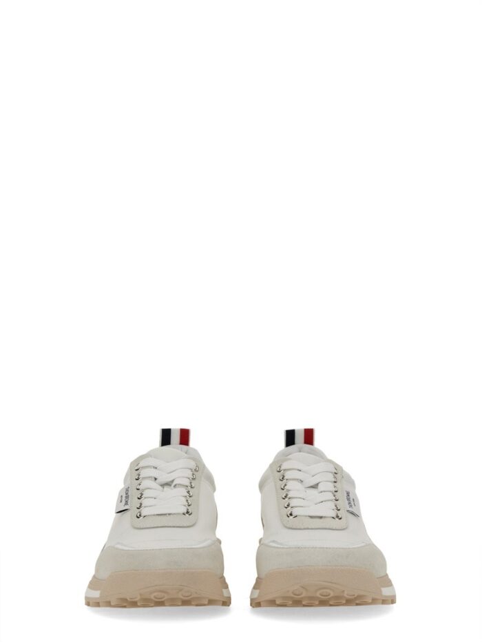 THOM BROWNE SNEAKER IN PELLE