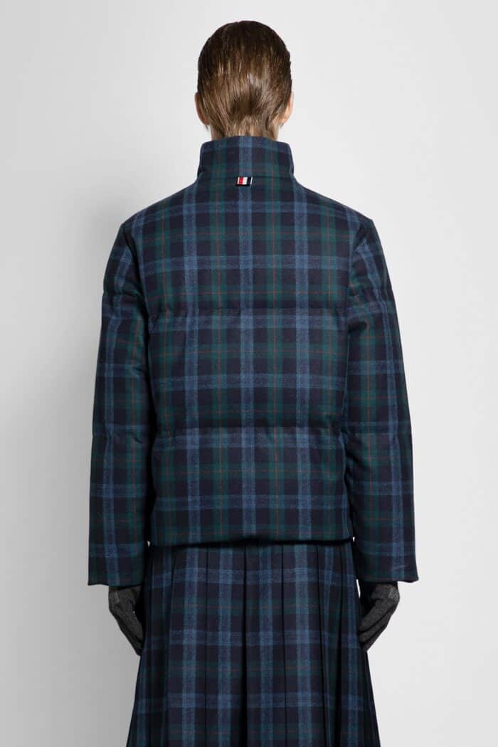 THOM BROWNE Tartan Flannel Reversible Jacket