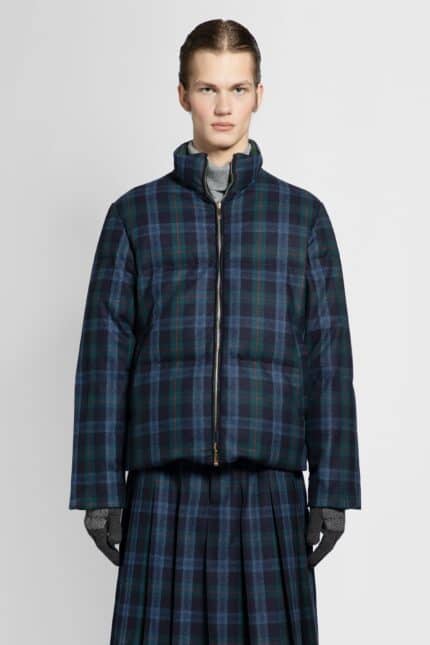 THOM BROWNE Tartan Flannel Reversible Jacket