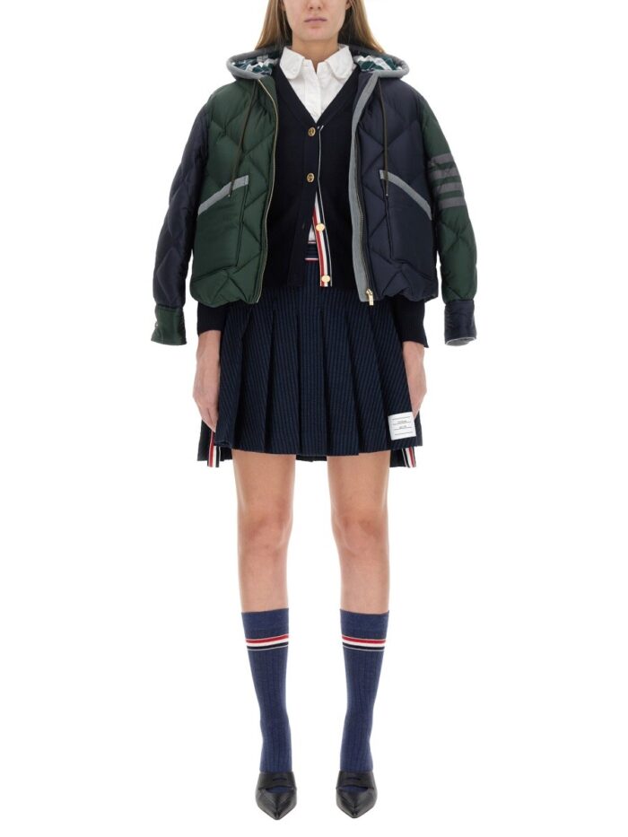 THOM BROWNE V-NECK CARDIGAN
