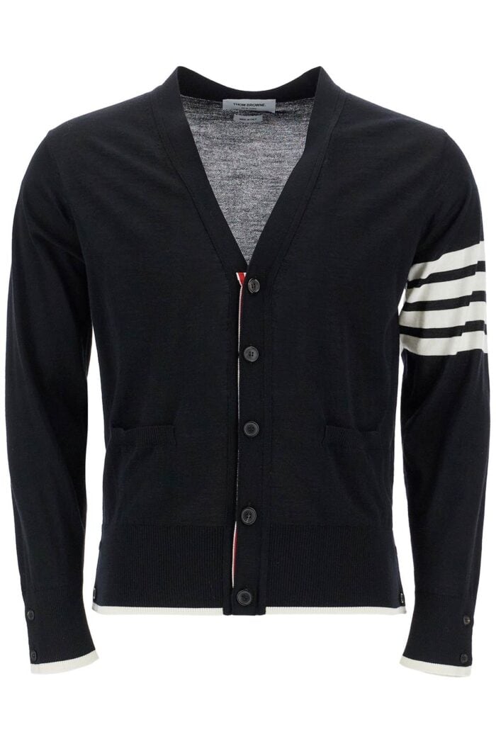 THOM BROWNE Virgin Wool Cardigan For Women