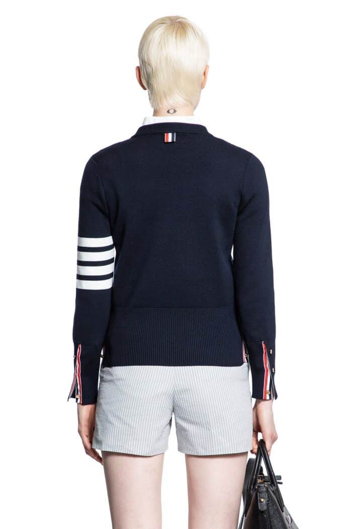 THOM BROWNE Wool 4-bar Sweater