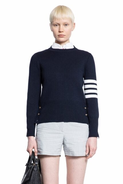 THOM BROWNE Wool 4-bar Sweater