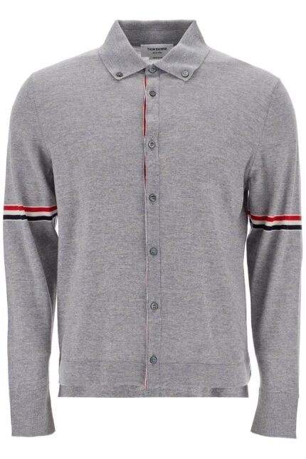 THOM BROWNE Wool Button-down Cardigan For