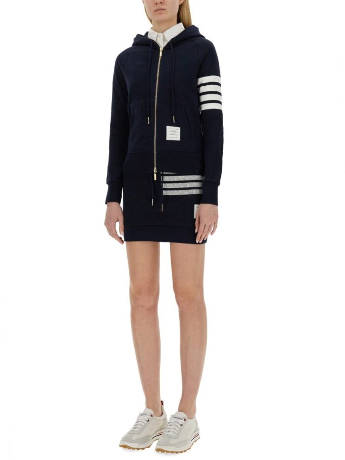 THOM BROWNE ZIPPER HOODIE