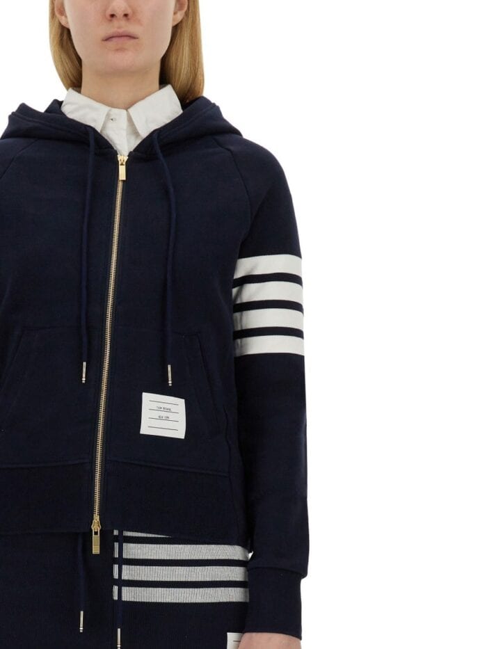 THOM BROWNE ZIPPER HOODIE