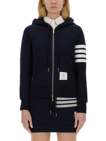THOM BROWNE ZIPPER HOODIE