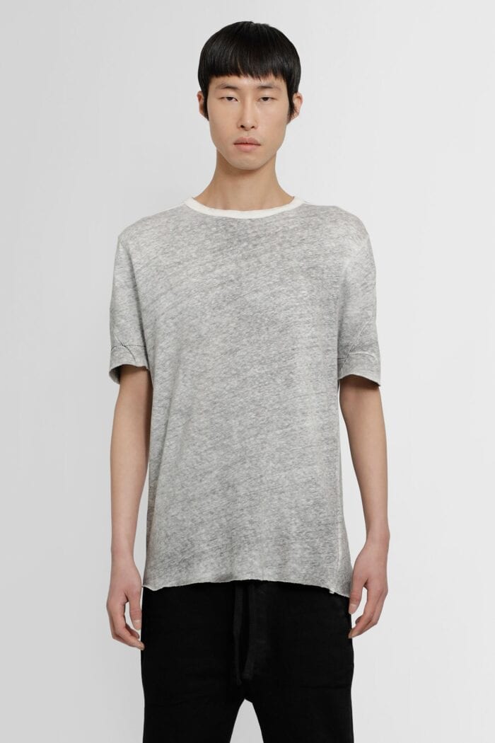 thom krom cotton linen t shirt THOM KROM Cotton Linen T-shirt