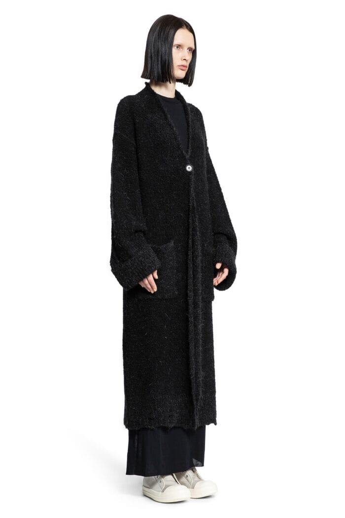 THOM KROM Fluffy Alpaca Mohair Knit Coat