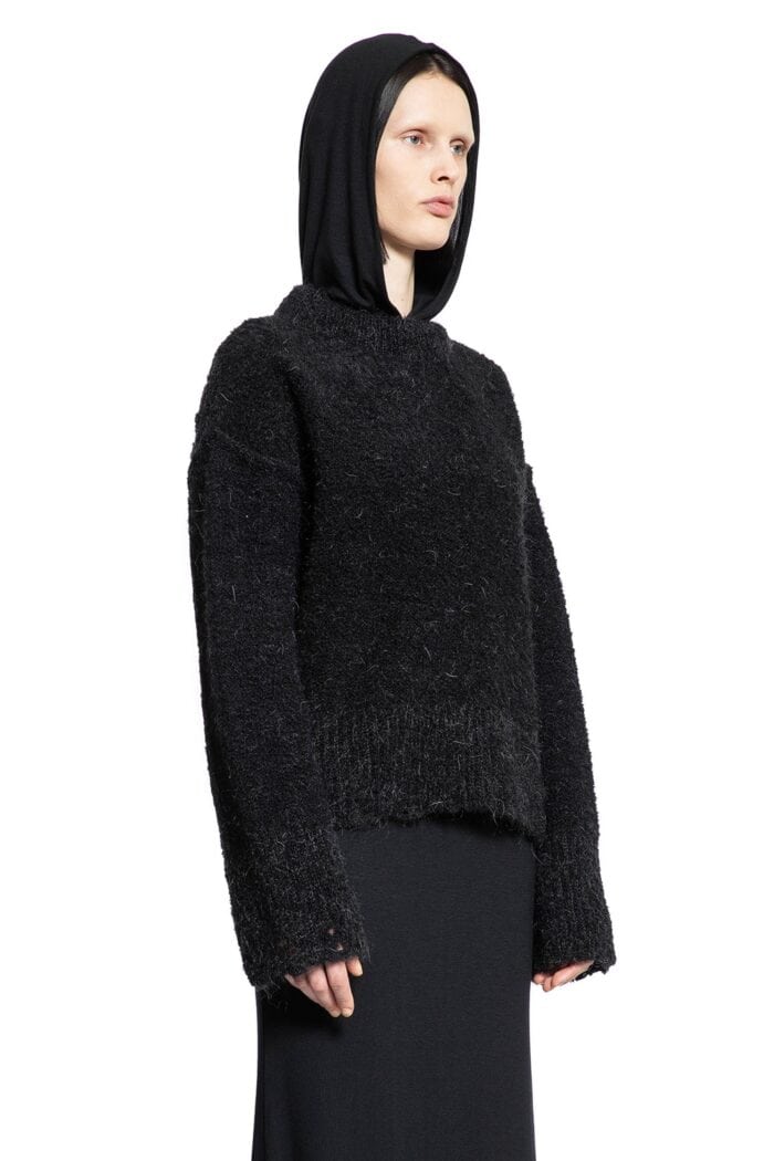 THOM KROM Heavyweight Alpaca Mohair Boxy Sweater