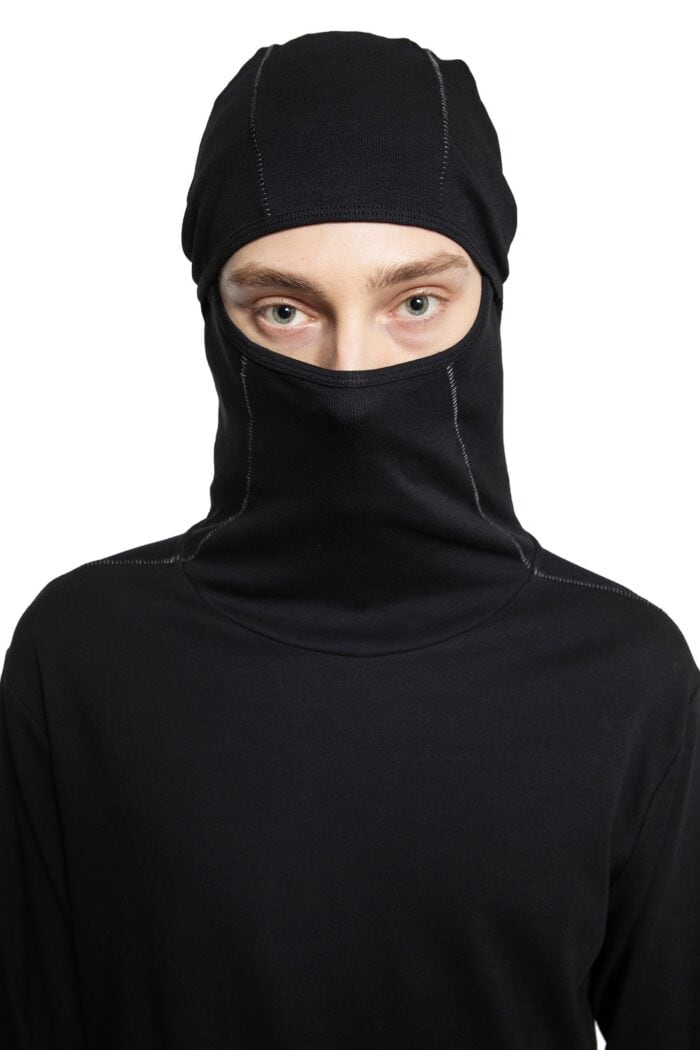 THOM KROM Signature Balaclava Long Sleeve T-shirt