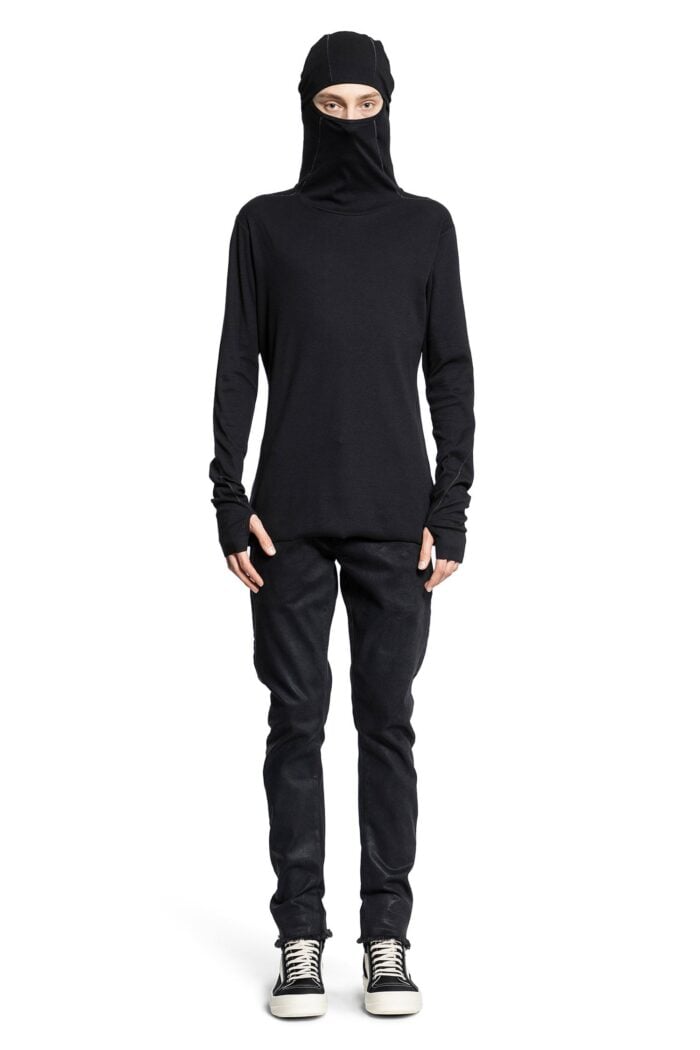 THOM KROM Signature Balaclava Long Sleeve T-shirt