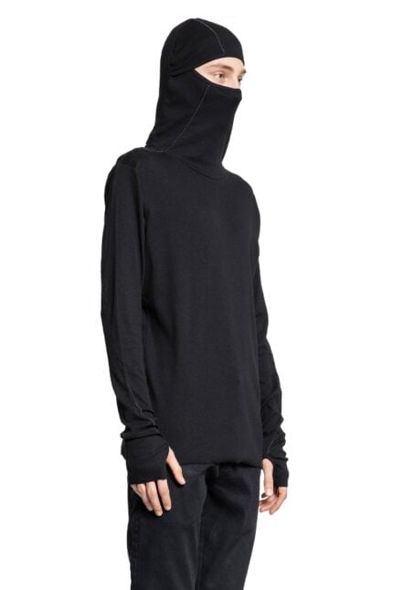 THOM KROM Signature Balaclava Long Sleeve T-shirt