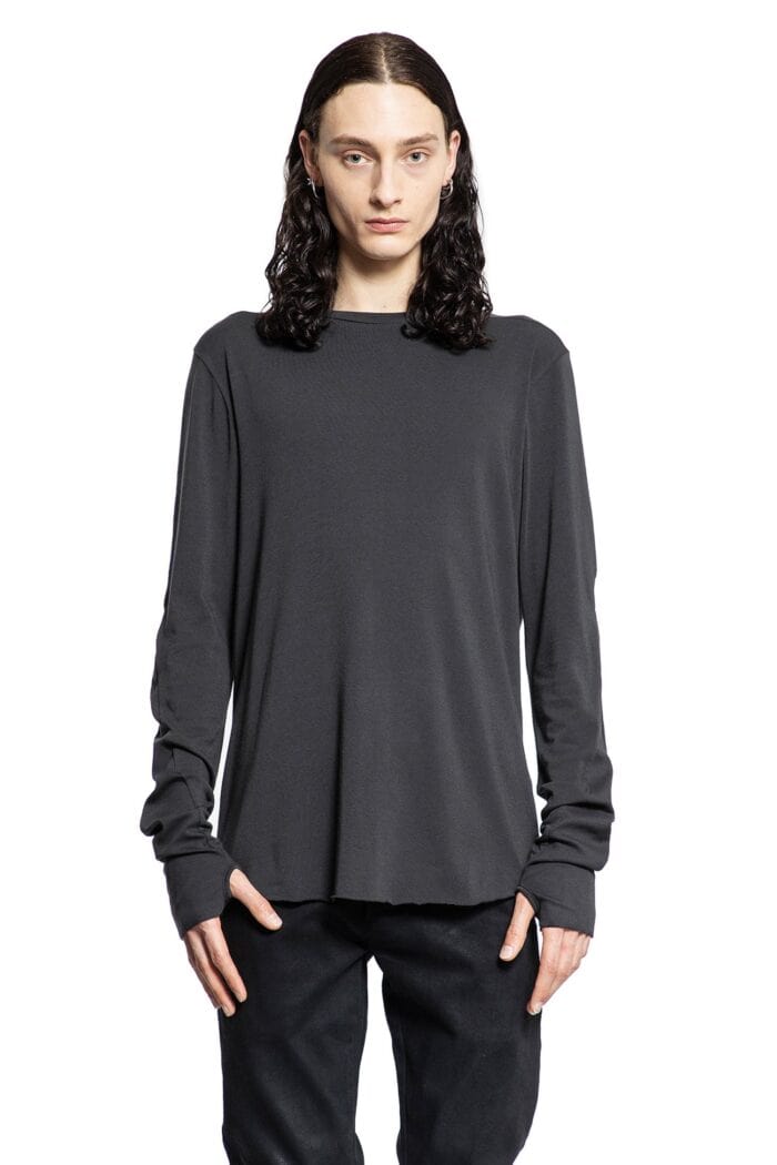 THOM KROM Signature Stretch Cotton Modal Long Sleeve T-shirt