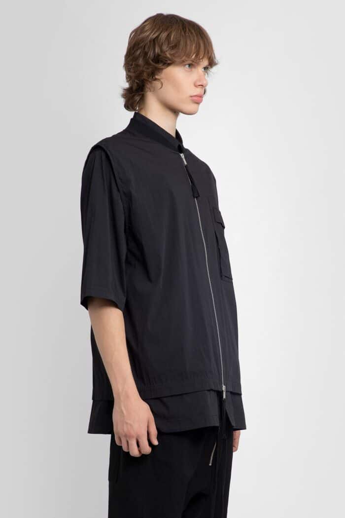 THOM KROM Sleeveless Bomber Jacket