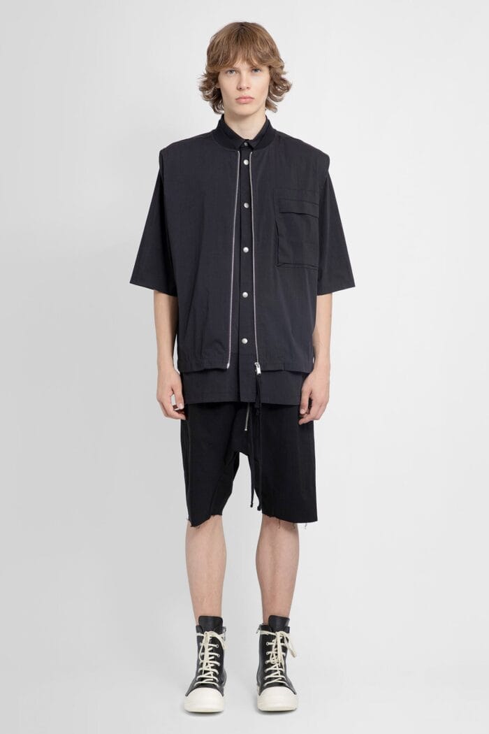 THOM KROM Sleeveless Bomber Jacket