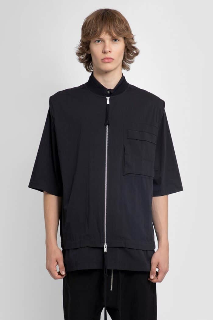 THOM KROM Sleeveless Bomber Jacket