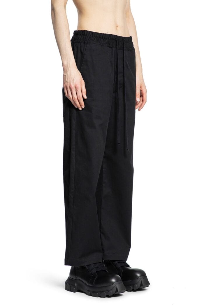 THOM KROM Stretch Cotton Gabardine Drawstring Trousers