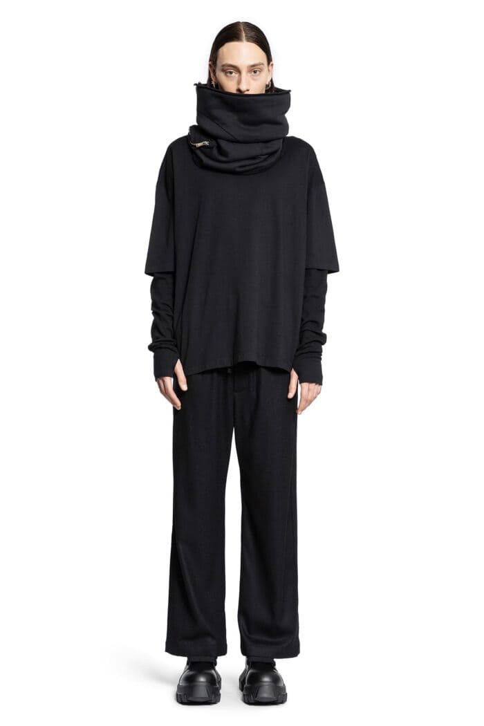 THOM KROM Stretch Cotton Gabardine Drawstring Trousers