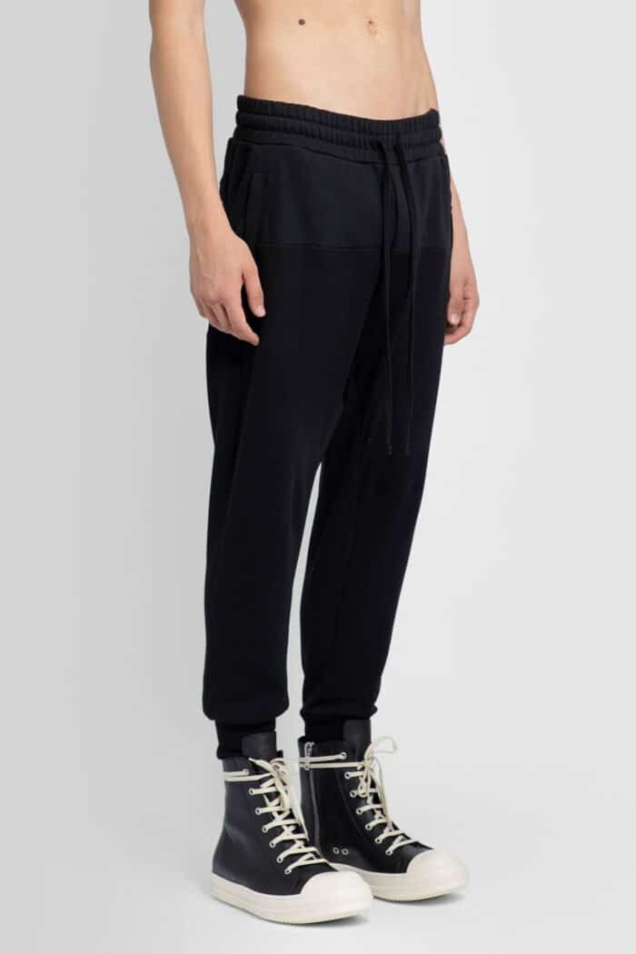 THOM KROM Stretch Cotton Jersey Spliced Track Pants