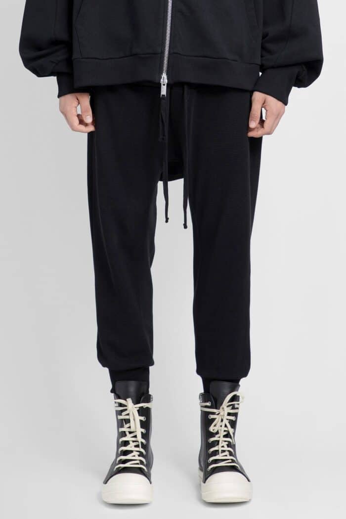 THOM KROM Stretch Cotton Jersey Spliced Track Pants