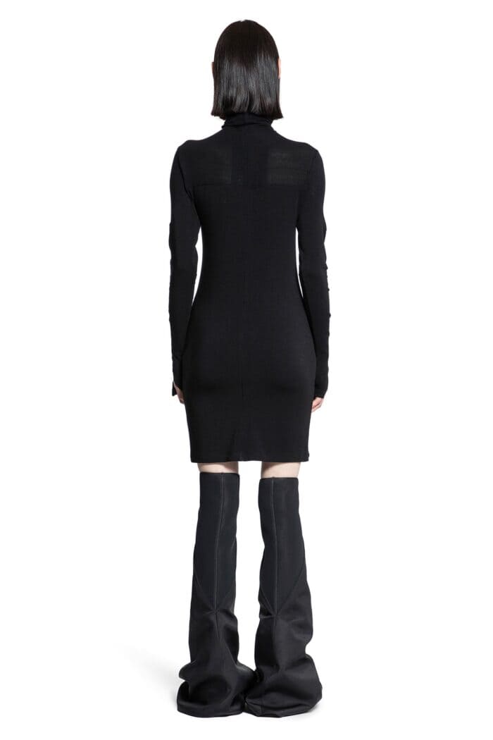 THOM KROM Stretch Cotton Modal Turtleneck Dress