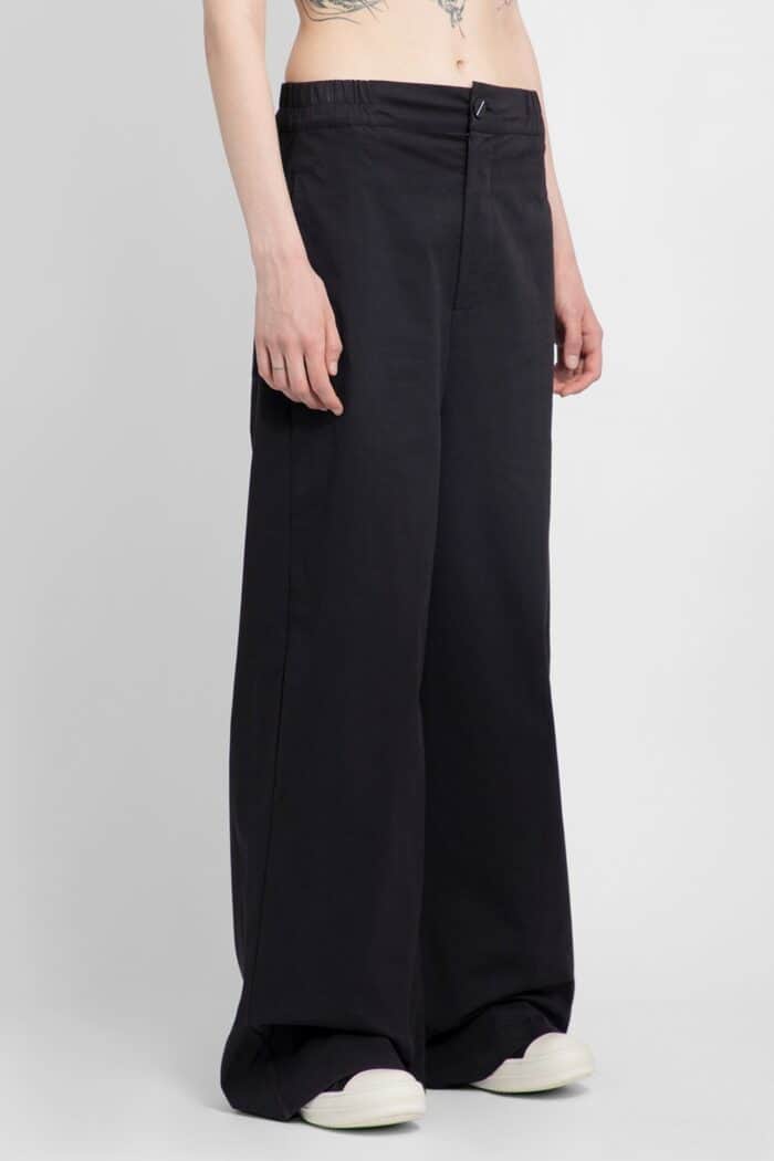 THOM KROM Stretch Cotton Wide Leg Trousers