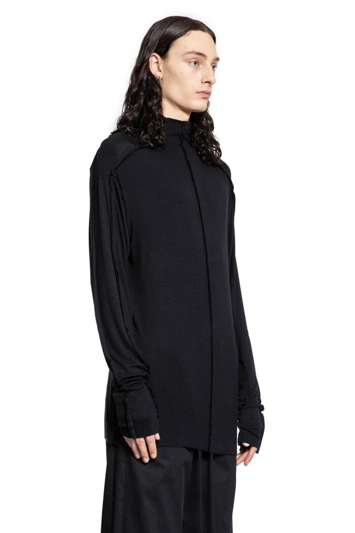 THOM KROM Stretch Viscose Turtleneck Sweater